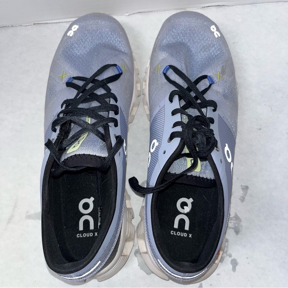 On Running Cloud X Athletic Shoes - Gray and Black